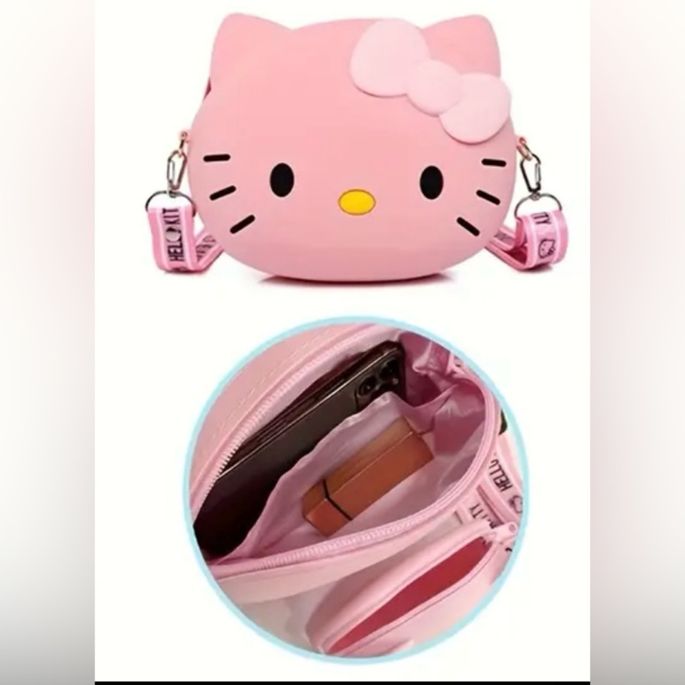 🆕 Hello Kitty Cartoon Crossbody Bag - Stylish Single-Shoulder Sling Versatile - Picture 4 of 8